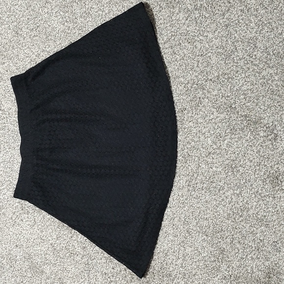 No Boundaries Dresses & Skirts - Black Lace Skater Skirt